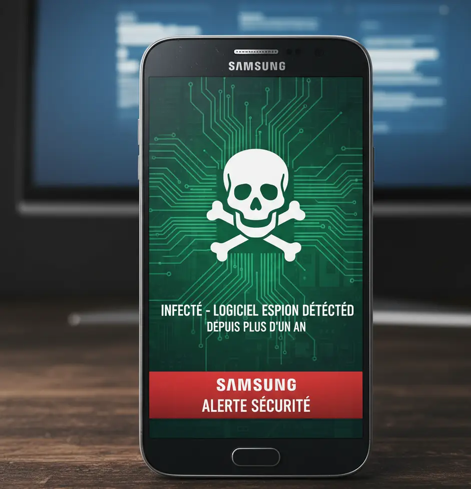 Les téléphones Samsung sont infectés par ce logiciel espion depuis plus d'un an