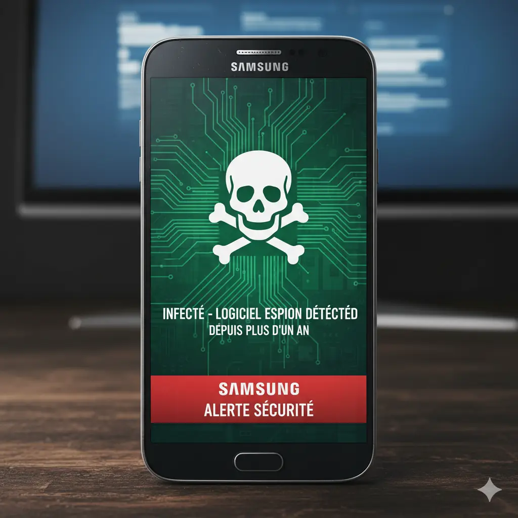 Les téléphones Samsung sont infectés par ce logiciel espion depuis plus d'un an